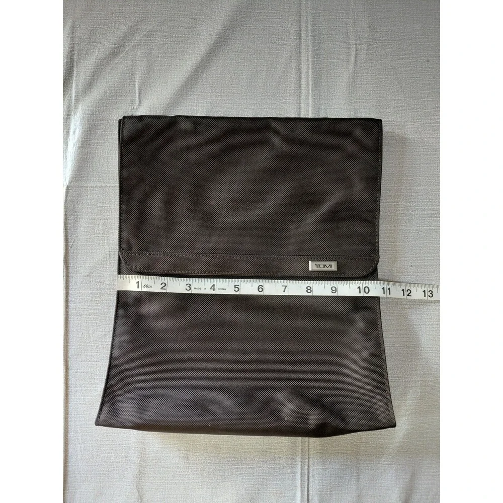 Tumi Alpha Ballistic Nylon Document Sleeve Portfolio Black Ipad Folio Travel